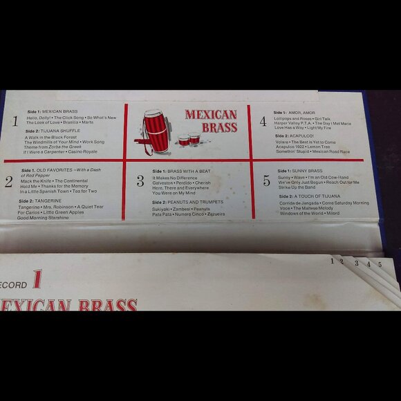 Readers Digest Mexican Brass Happy Hits Record Vinyl LP Box Set 5 Records - Picture 6 of 7